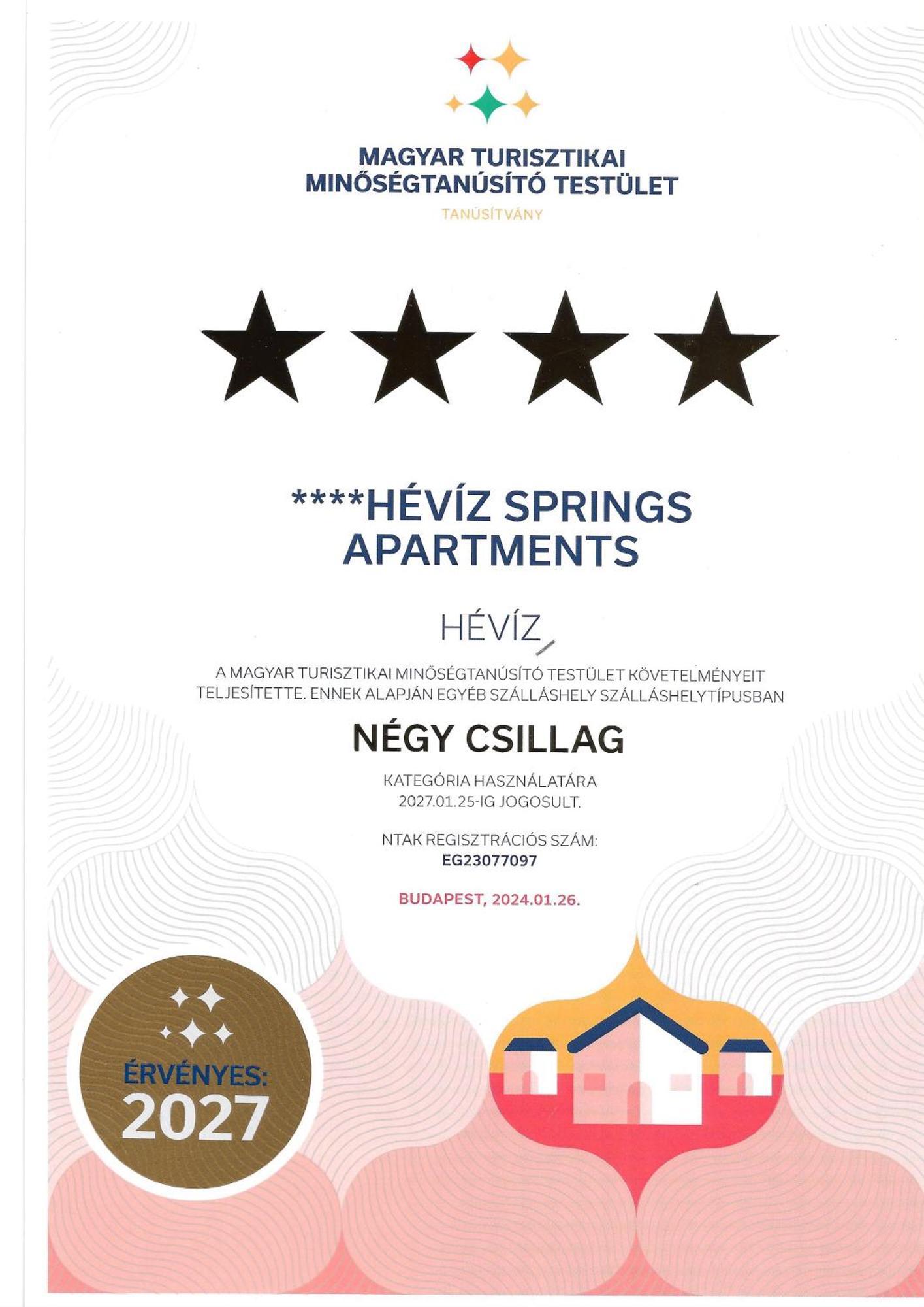 ****Heviz Springs Apartments Exterior photo